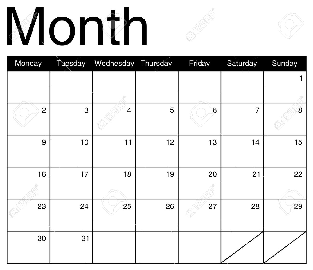 2017 Monthly Calendar Free Printable Templates 2017 Monthly Calendar Free Printable Templates