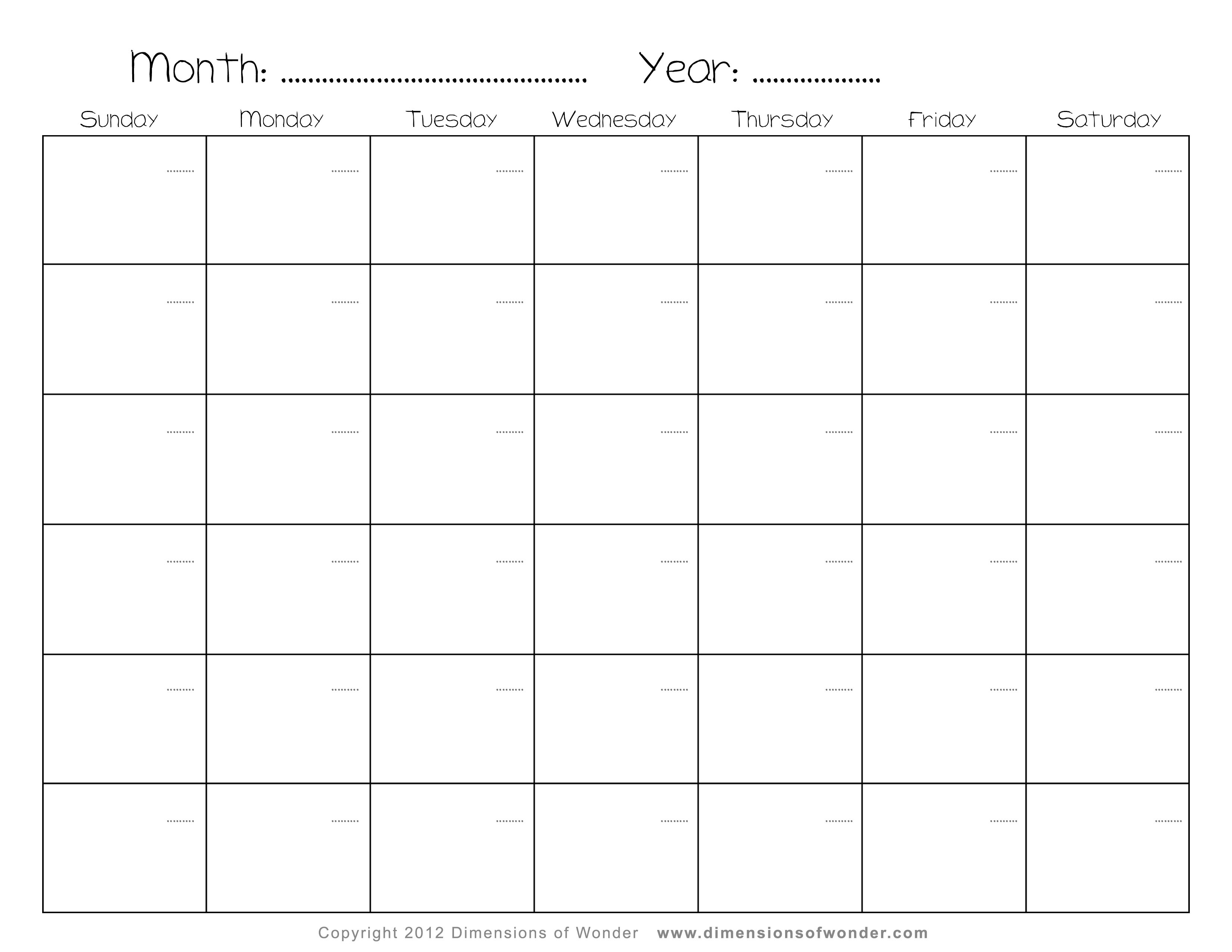 Monthly Calendar To Print – 2017 printable calendar Monthly Calendar To Print – 2017 printable calendar