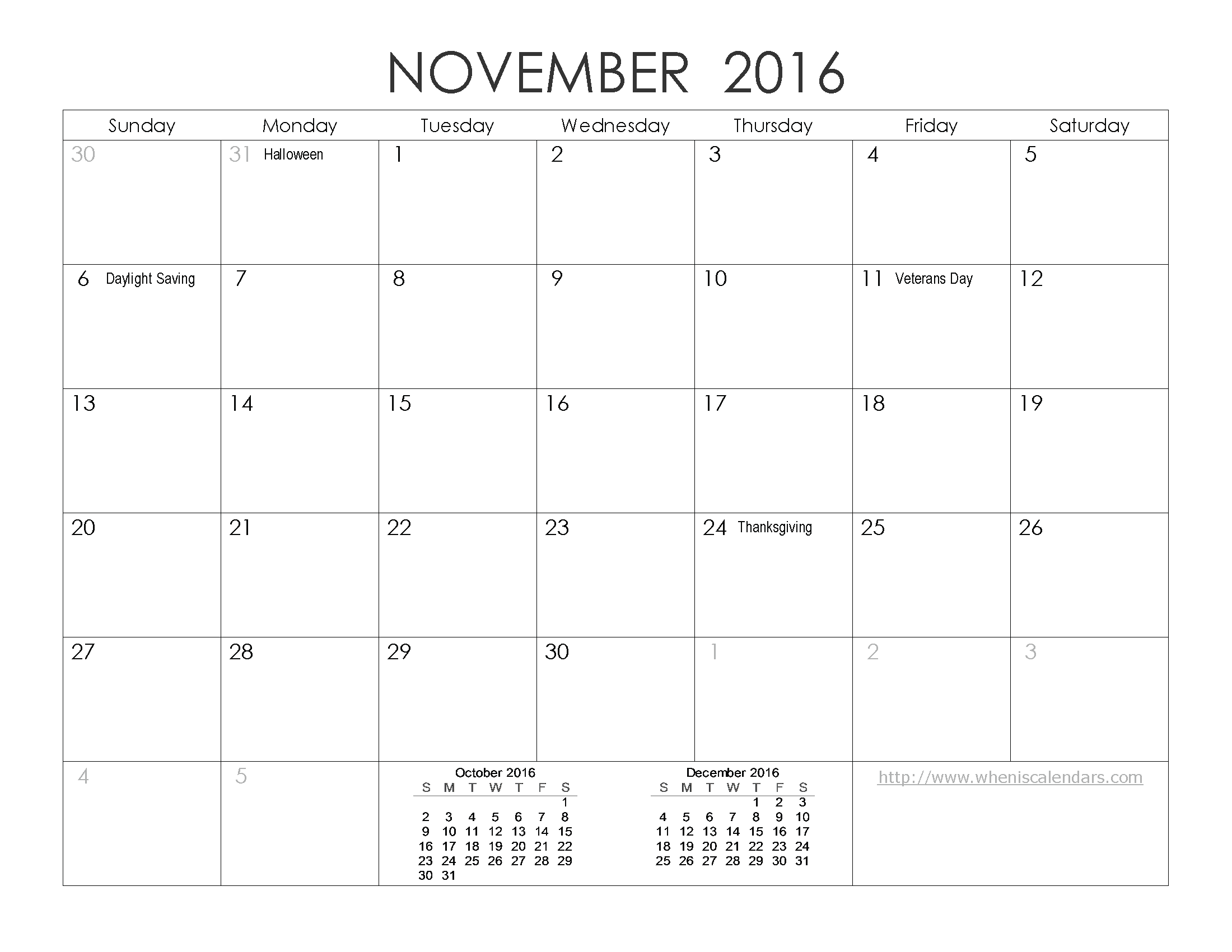 November 2016 Calendar Excel | 2017 calendar with holidays November 2016 Calendar Excel | 2017 calendar with holidays