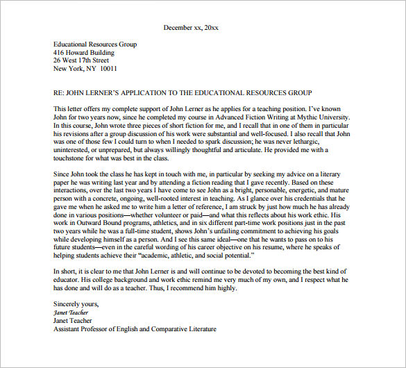 21+ Recommendation Letter Templates – Free Sample, Example Format 21+ Recommendation Letter Templates – Free Sample, Example Format