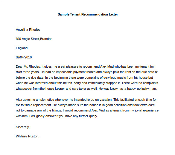 6+ format for recommendation letter | memo templates 6+ format for recommendation letter | memo templates
