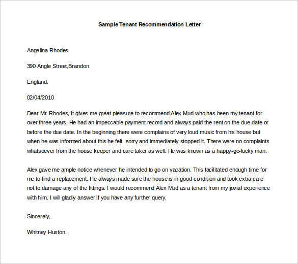 21+ Recommendation Letter Templates – Free Sample, Example Format 