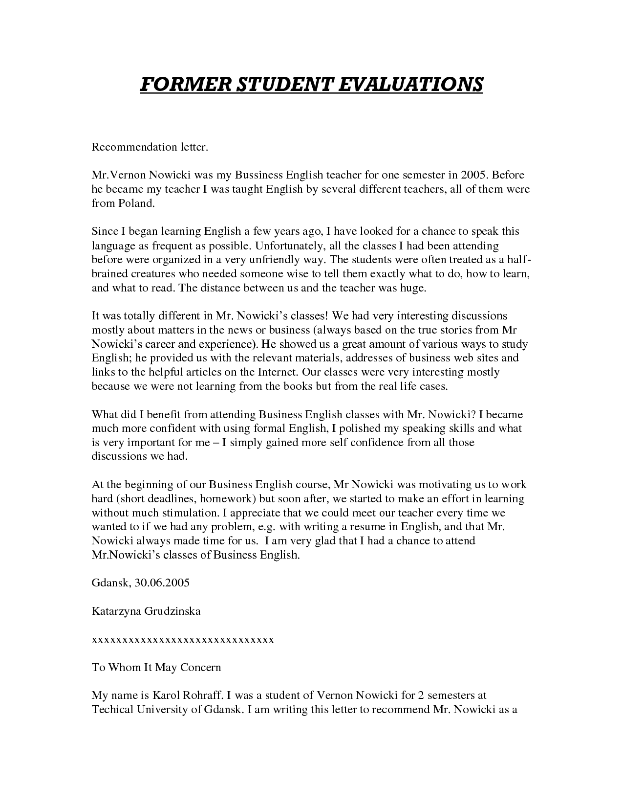Reference Letter Scholarship Reference Letter Scholarship