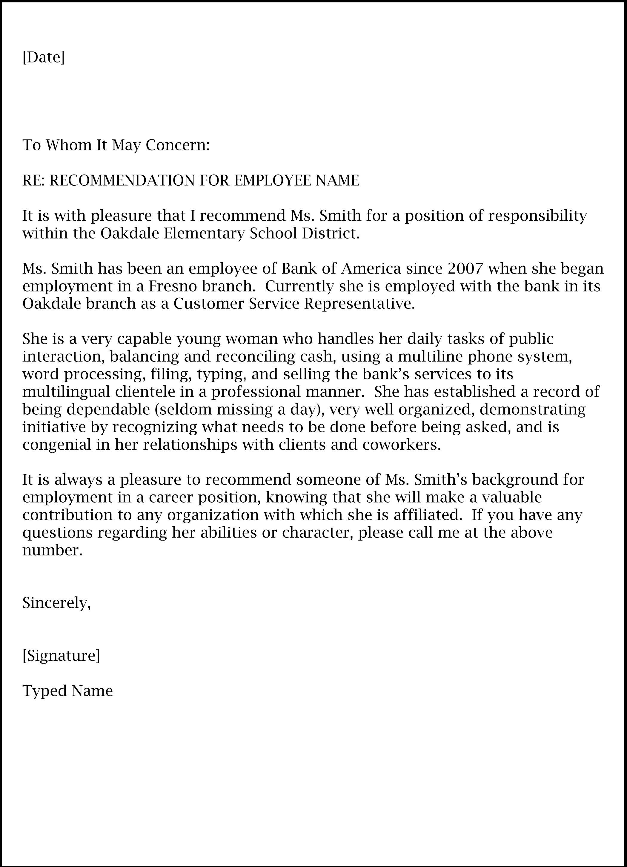 21+ Recommendation Letter Templates – Free Sample, Example Format 21+ Recommendation Letter Templates – Free Sample, Example Format