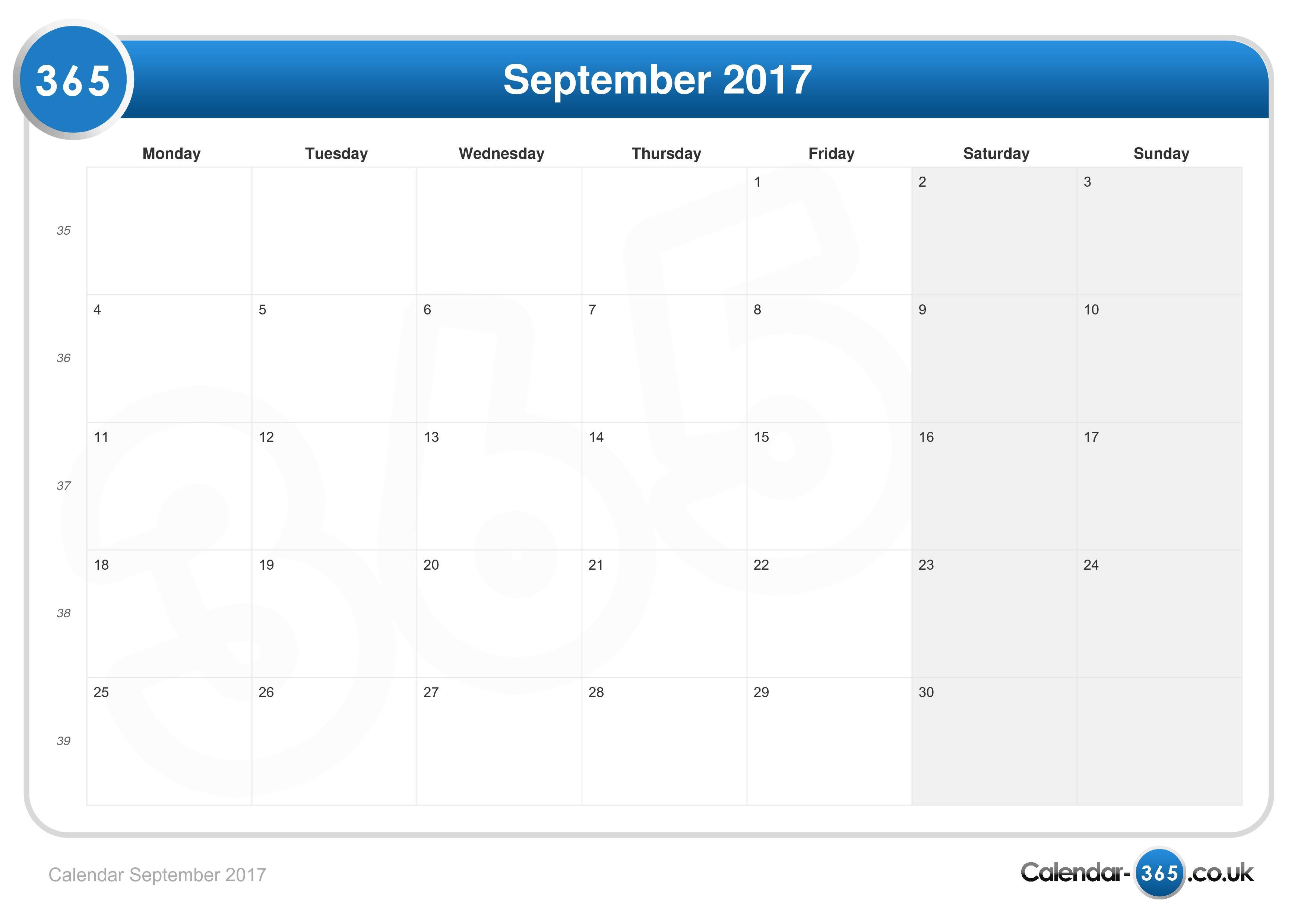 2017 Calendar Templates and Images 2017 Calendar Templates and Images