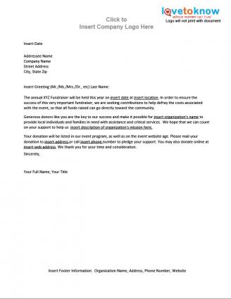 Sample Letters Asking for Donations Sample Letters Asking for Donations