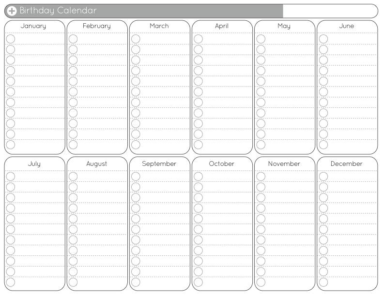 Templates Of Yearly Calendars | yearly calendar template