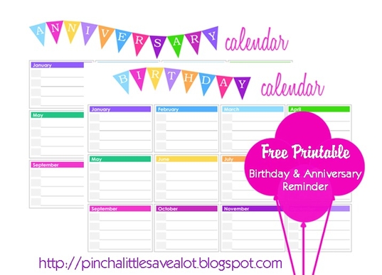 1000+ images about Printable Birthday Calendar on Pinterest