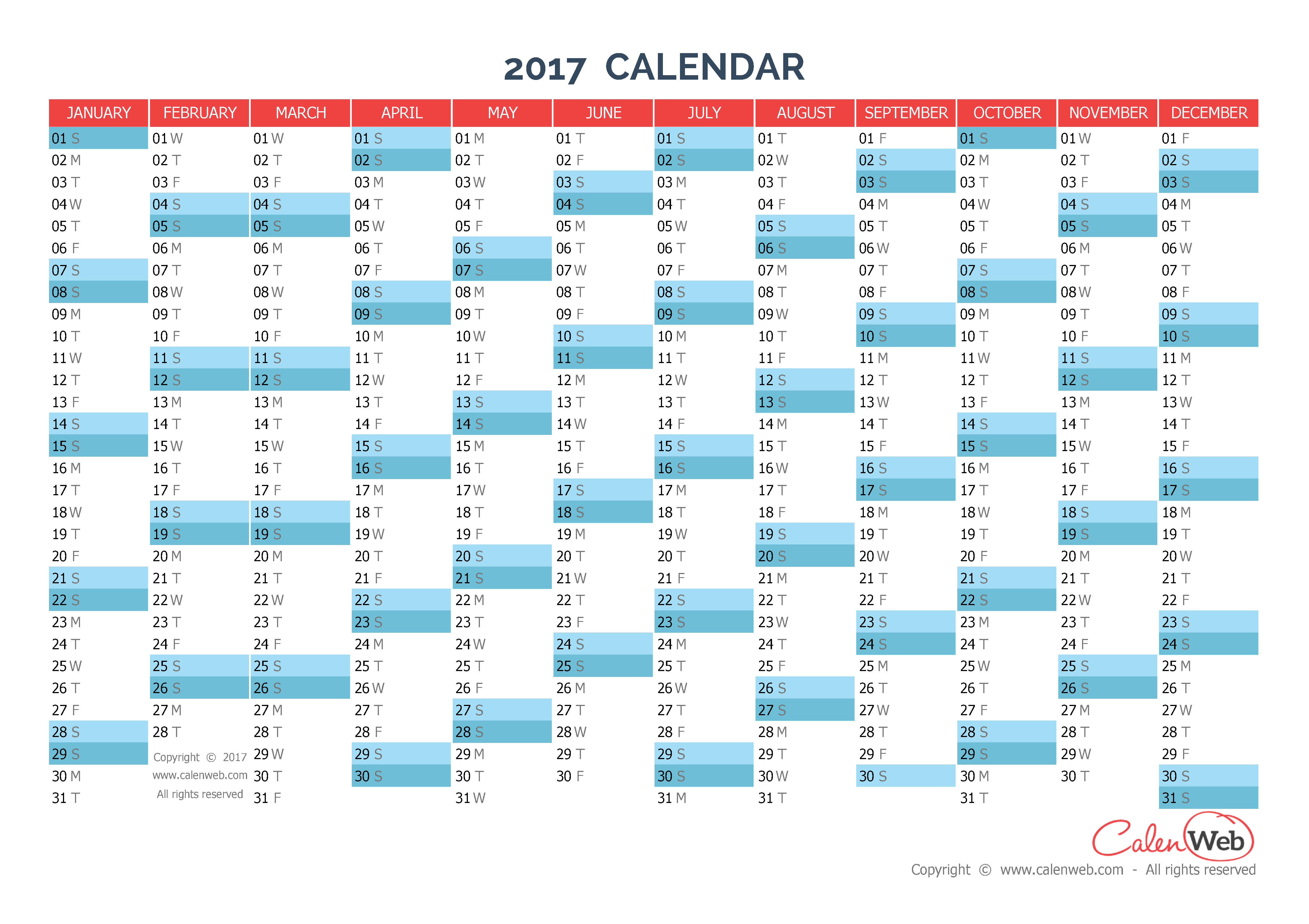 2017 Calendar | WikiDates.org 2017 Calendar | WikiDates.org
