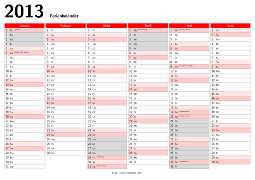 A calendar for doublesided DIN A4 | TikZ example A calendar for doublesided DIN A4 | TikZ example
