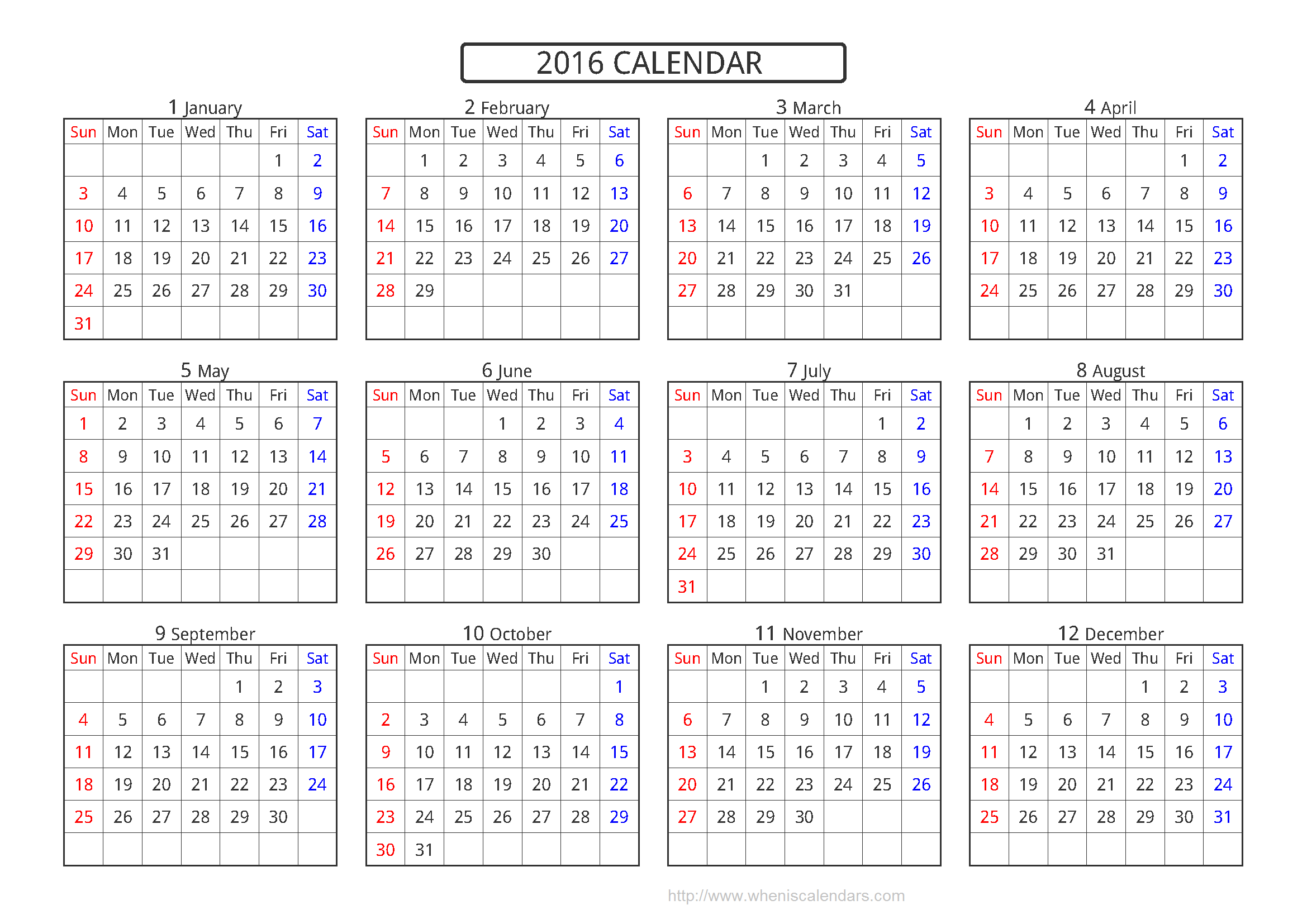 Yearly Calendar A4 Templates Free Printable Images And Photos Finder