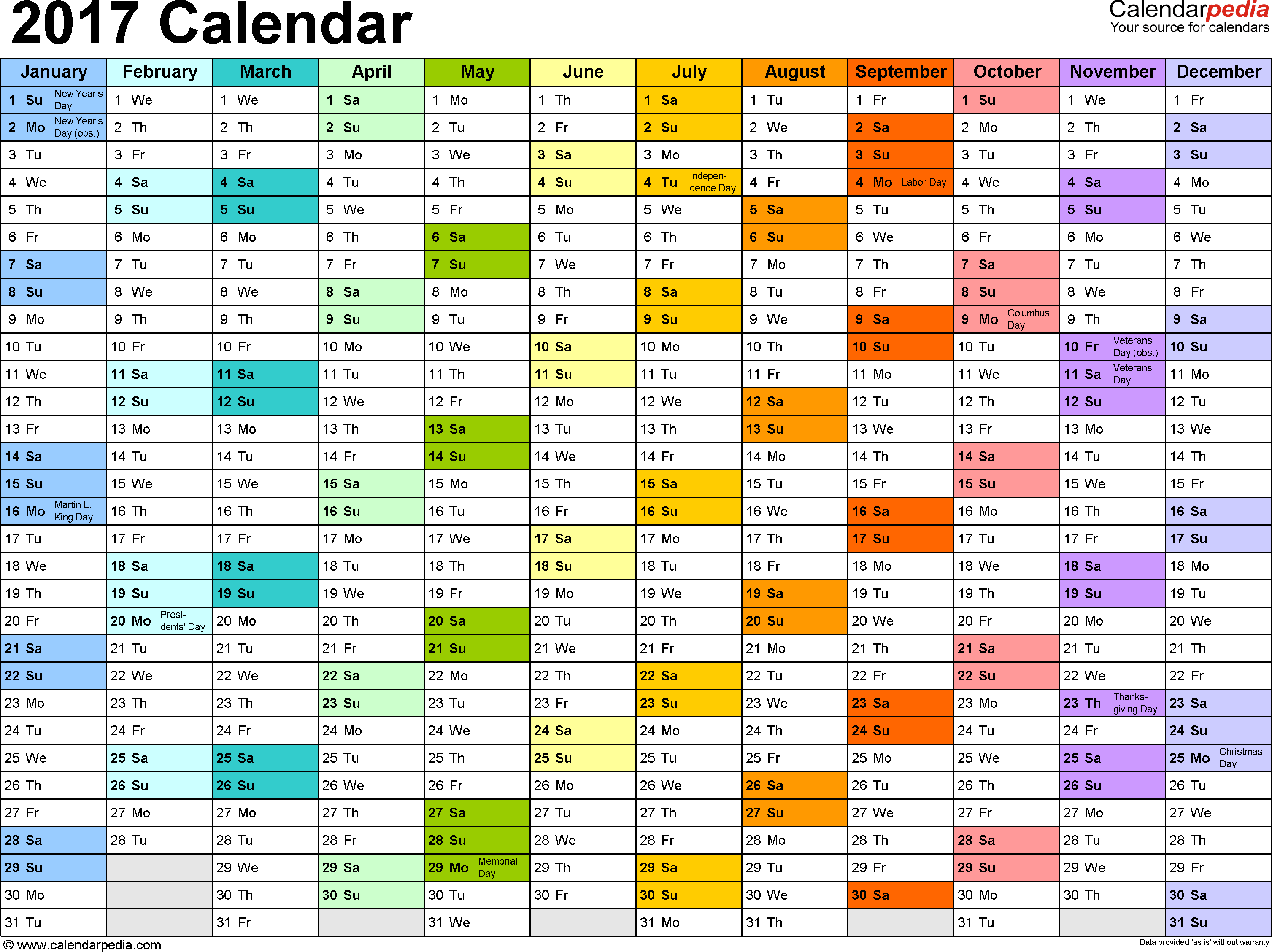 2017 Calendar Download 17 free printable Excel templates (.xls) 2017 Calendar Download 17 free printable Excel templates (.xls)