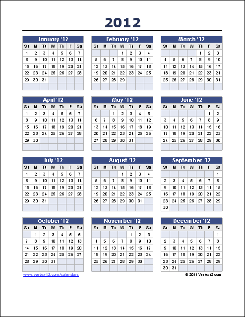 Yearly Calendar Template for 2016 and Beyond Yearly Calendar Template for 2016 and Beyond