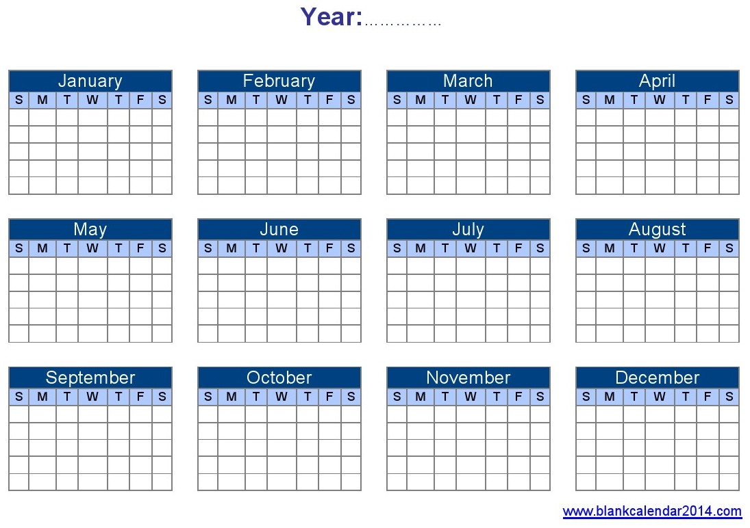 Yearly Calendar Template | doliquid Yearly Calendar Template | doliquid