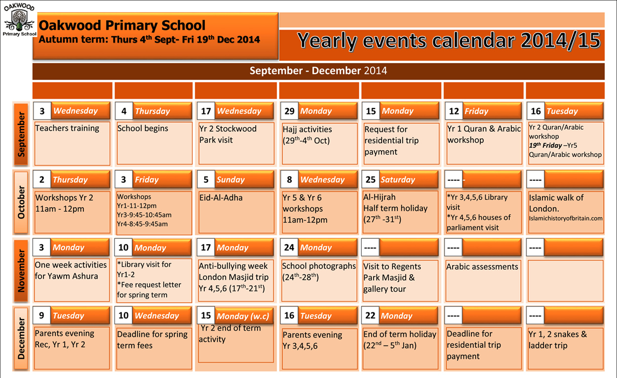 Yearly Events Calendar | yearly calendar printable Yearly Events Calendar | yearly calendar printable