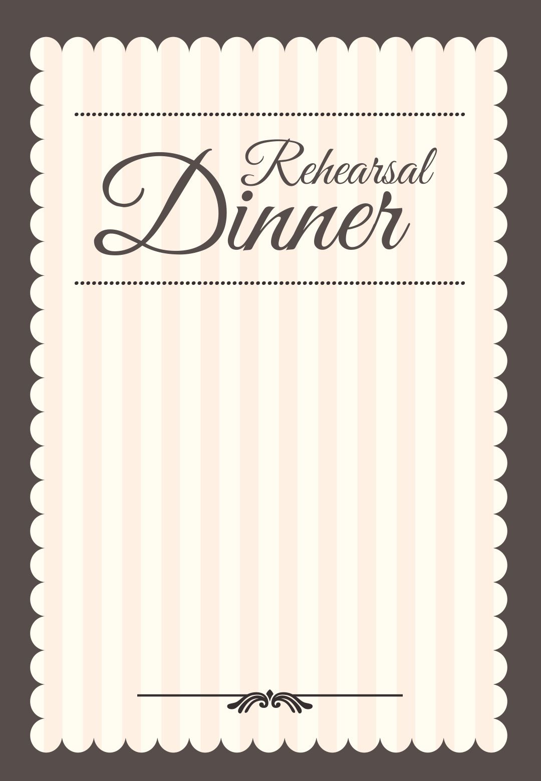 Free dinner invitation template Free dinner invitation template