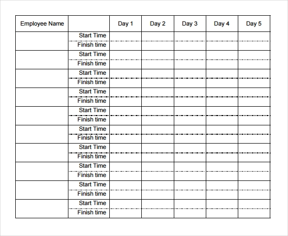 Weekly Timesheet